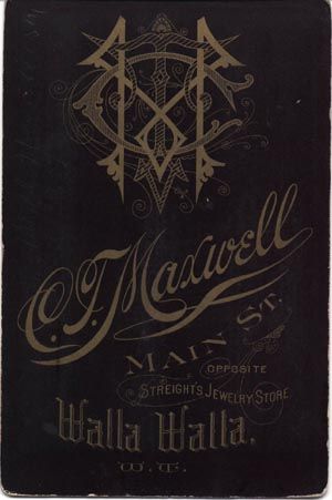 Back of the Photo of William Peyton Henderson